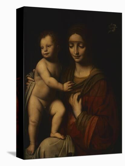 Madonna and Child, C. 1510-1520-Bernardino Luini-Stretched Canvas