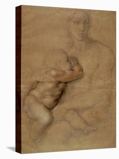 Madonna and Child, circa 1525-Michelangelo Buonarroti-Premier Image Canvas