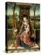 Madonna and Child Enthroned, c.1510-Albrecht Bouts-Premier Image Canvas