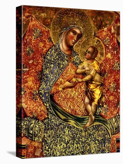 Madonna and Child Enthroned with Two Angels-Paolo Veneziano-Premier Image Canvas