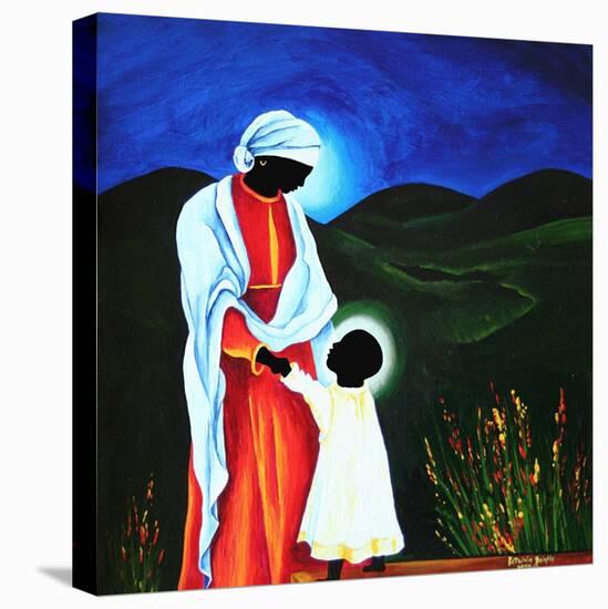 Madonna and child - First steps, 2008-Patricia Brintle-Premier Image Canvas