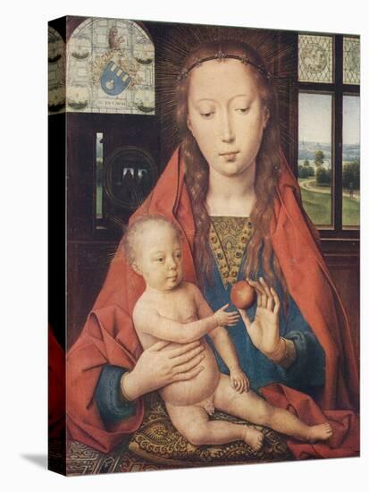 'Madonna and Child, from The Diptych of Maerten van Nieuwenhove', 1487-Hans Memling-Premier Image Canvas