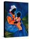 Madonna and child picking flowers-Patricia Brintle-Premier Image Canvas