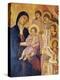 Madonna and Child Surrounded by Angels-Duccio Di buoninsegna-Premier Image Canvas