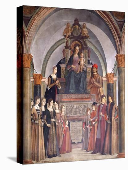 Madonna and Child with Angels-Lorenzo Costa-Premier Image Canvas