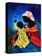 Madonna and child with crown of flowers-Patricia Brintle-Premier Image Canvas