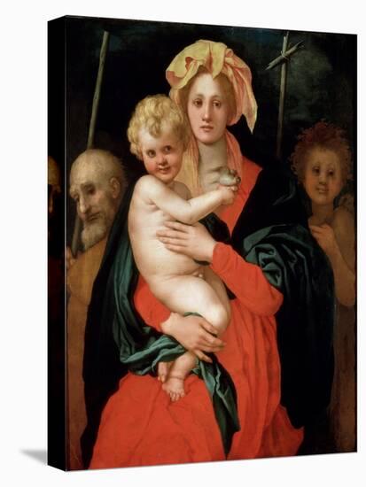 Madonna and Child with Saint Joseph and John the Baptist, 1520S-Jacopo Pontormo-Premier Image Canvas