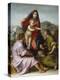 Madonna and Child with Saint Matthew and the Angel-Andrea del Sarto-Premier Image Canvas