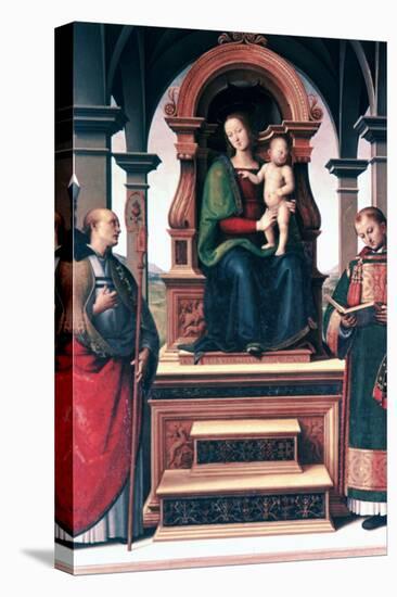 Madonna and Child with Saints, C1470-1523-Perugino-Premier Image Canvas