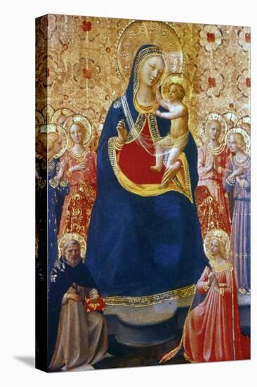 Madonna and Child with Saints, Mid 15th Century-Fra Angelico-Premier Image Canvas