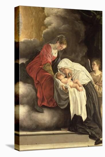 Madonna and Child with St. Frances of Rome-Orazio Gentileschi-Premier Image Canvas