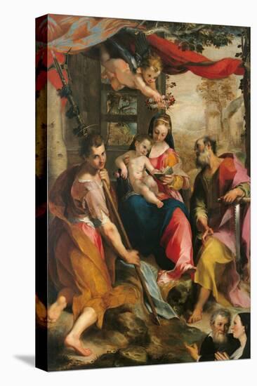 Madonna and Child with St Simon and St Jude (Madonna Di San Simone)-Baroccio-Premier Image Canvas