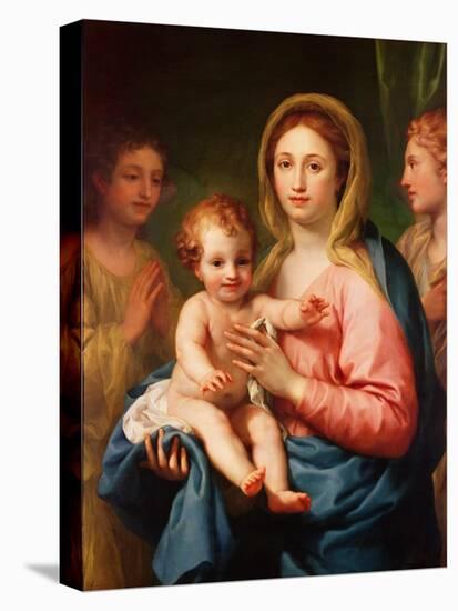 Madonna and Child with Two Angels, 1770-73-Anton Raphael Mengs-Premier Image Canvas