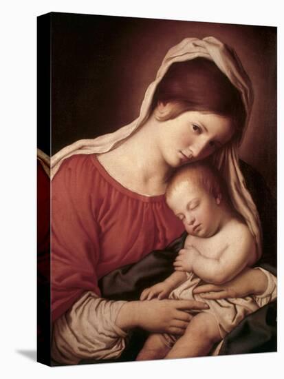 Madonna and Child-Giovanni Battista Salvi da Sassoferrato-Premier Image Canvas