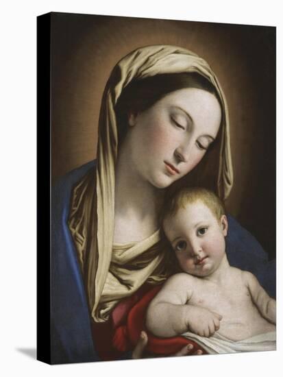 Madonna and Child-Giovanni Battista Salvi da Sassoferrato-Premier Image Canvas