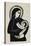 Madonna and Child-Eric Gill-Stretched Canvas