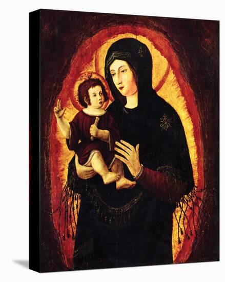 Madonna, Beautiful Maria of Regensburg-Albrecht Altdorfer-Stretched Canvas