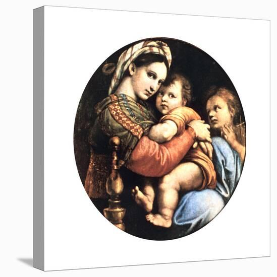 Madonna Della Seggiola, 1514-Raphael-Premier Image Canvas