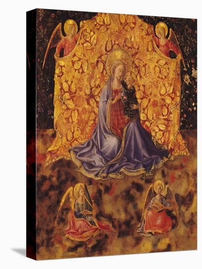 Madonna of Humility with Christ Child and Angels-Fra Angelico-Premier Image Canvas