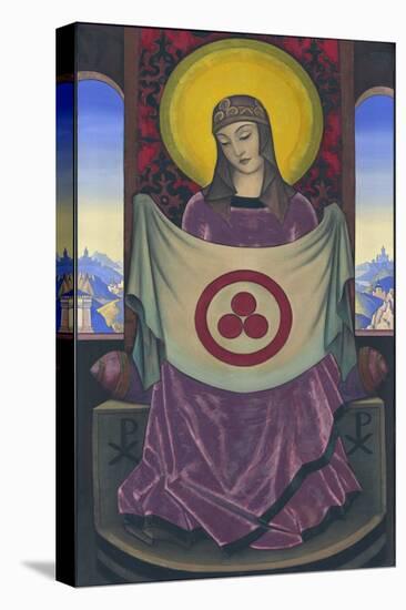 Madonna Oriflamma, 1932 (Tempera on Canvas)-Nicholas Roerich-Premier Image Canvas