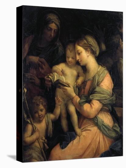 Madonna Teaching the Infant Christ Reading, 1705-Carlo Maratta-Premier Image Canvas