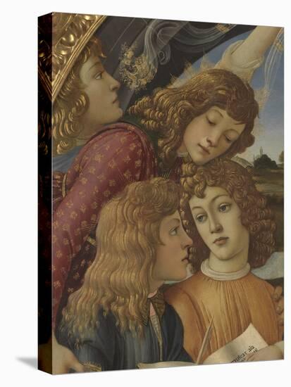 Madonna with Child and Five Angels (Madonna Del Magnificat)-Sandro Botticelli-Premier Image Canvas