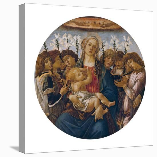 Madonna with Child and Singing Angels, about 1477-Sandro Botticelli-Premier Image Canvas