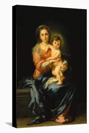 Madonna with Child-Bartolomé Estéban Murillo-Premier Image Canvas