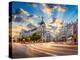 Madrid, Spain Cityscape at Calle De Alcala and Gran Via.-Sean Pavone-Premier Image Canvas