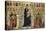 Maestà (Madonna with Angels and Saints)-Duccio di Buoninsegna-Stretched Canvas