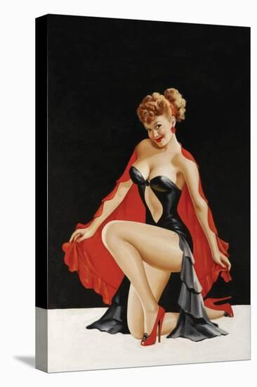 Magazine Cover; Little Red Cape-Peter Driben-Stretched Canvas