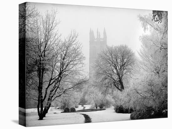 Magdalen College, Oxford, Oxfordshire in the Snow-Henry Taunt-Premier Image Canvas
