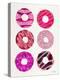 Magenta Donuts-Cat Coquillette-Premier Image Canvas