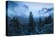 Magic Moody Morning at Tunnel View Winter in Yosemite-Vincent James-Premier Image Canvas