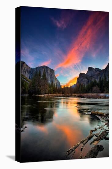 Magical Sunrise at Valley View, Yosemite National Park-Vincent James-Premier Image Canvas