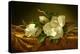 Magnolias on Gold Velvet Cloth-Martin Johnson Heade-Premier Image Canvas