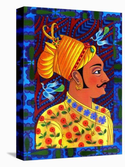 Maharaja with Blue Birds, 2011-Jane Tattersfield-Premier Image Canvas