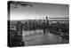 Mahattan Bridge, East River and Lower Manhattan, New York City, New York, USA-Jon Arnold-Premier Image Canvas