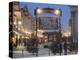 Main Entrance to Christkindlmarkt (Christmas Market), Marktstrasse at Twilight, Bavaria-Richard Nebesky-Premier Image Canvas