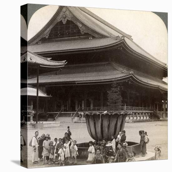 Main Front of Higashi Hongan-Ji, Largest Buddhist Temple in Japan, Kyoto, 1904-Underwood & Underwood-Premier Image Canvas