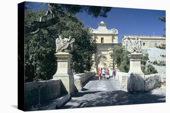 Main Gate, Mdina, Malta. Erected in 1724 by Grand Master De Vilhena-Peter Thompson-Premier Image Canvas