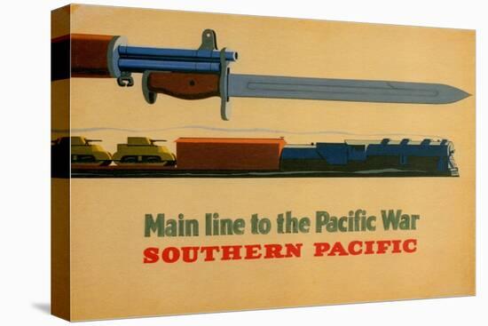 Main Line to the Pacific War. Southern Pacific Railroad, 1945-George Lerner & Lyman Power-Premier Image Canvas