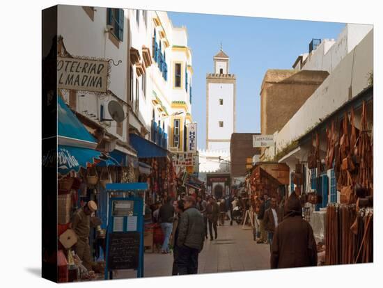Main market street in Essaouira, Morocco-null-Premier Image Canvas