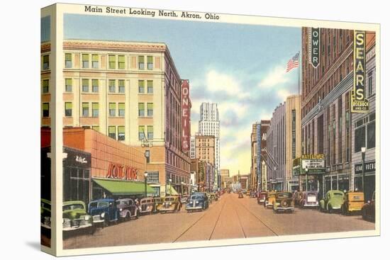 Main Street, Akron, Ohio-null-Stretched Canvas