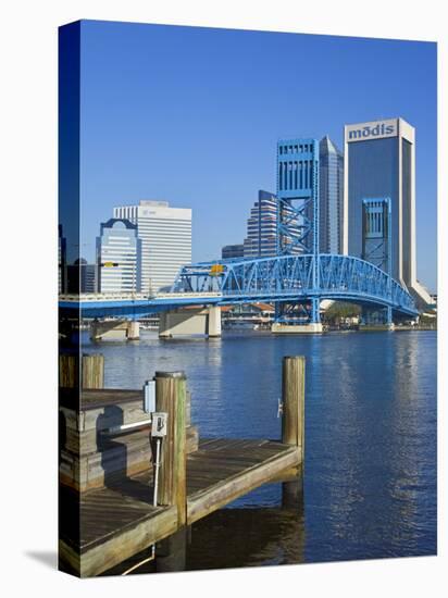 Main Street Bridge and Skyline, Jacksonville, Florida, United States of America, North America-Richard Cummins-Premier Image Canvas