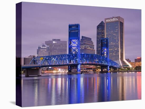 Main Street Bridge and Skyline, Jacksonville, Florida, United States of America, North America-Richard Cummins-Premier Image Canvas