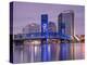 Main Street Bridge and Skyline, Jacksonville, Florida, United States of America, North America-Richard Cummins-Premier Image Canvas