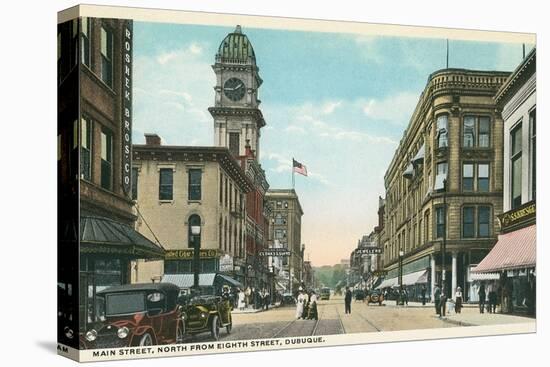 Main Street, Dubuque, Iowa-null-Stretched Canvas