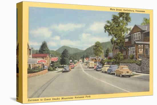 Main Street, Gatlinburg, Tennessee-null-Stretched Canvas