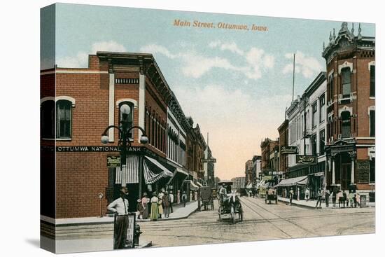 Main Street, Ottumwa, Iowa-null-Stretched Canvas